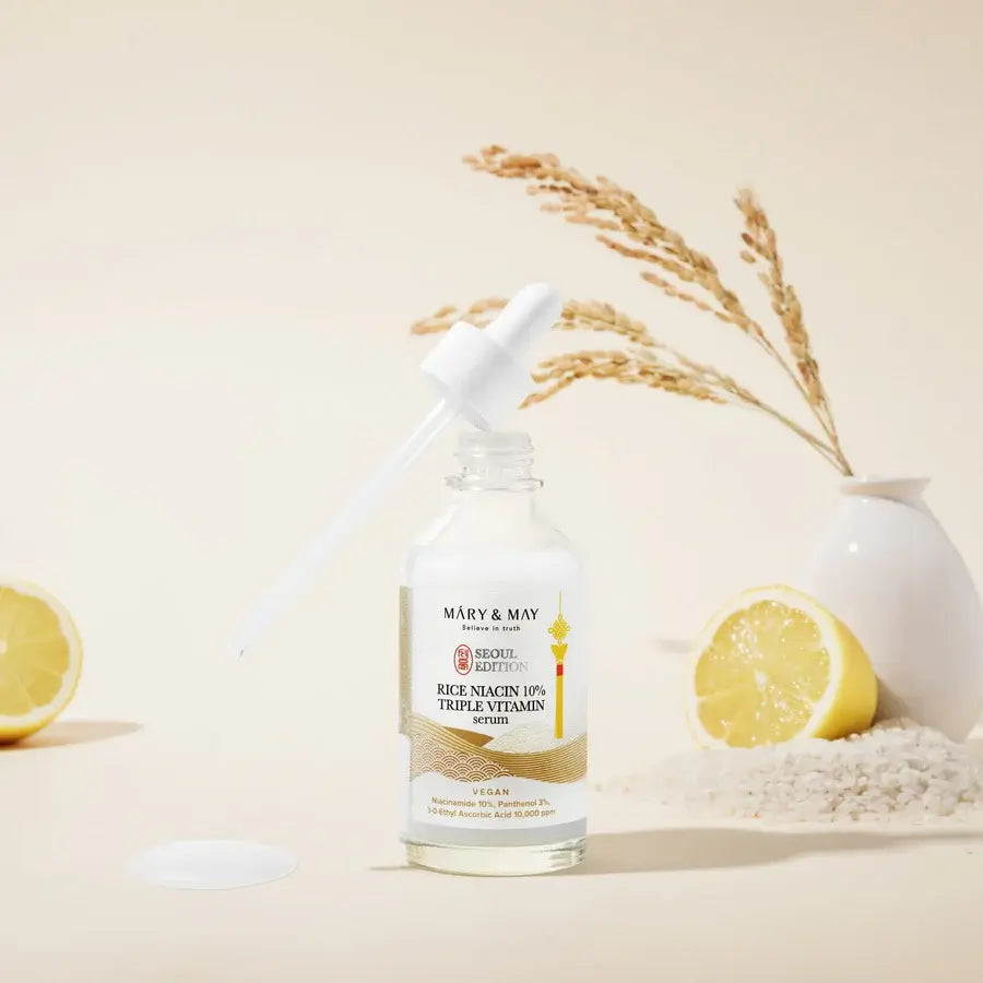 Rice Niacin 10% Triple Vitamin Serum Seoul Edition 80ml - Mary & May