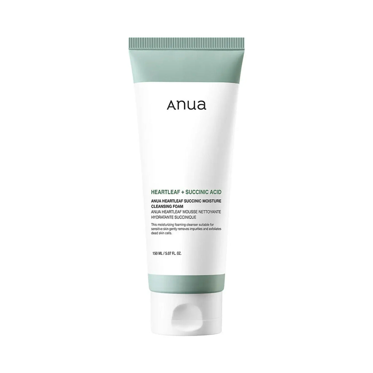 Heartleaf Succinic Moisture Cleansing Foam 150ml - ANUA