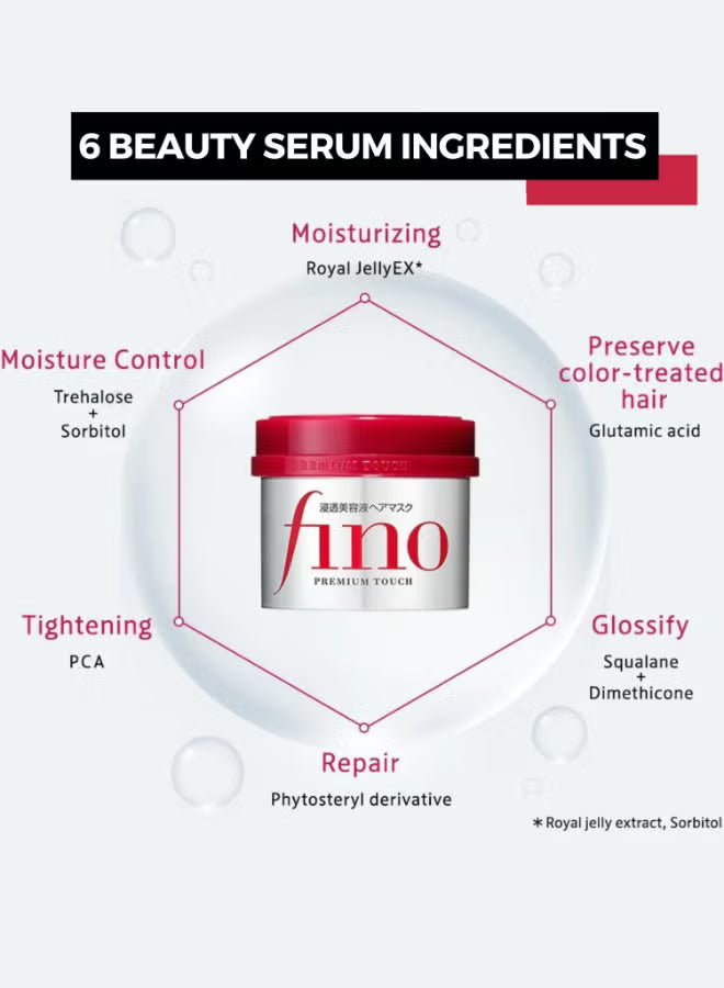 Shiseido - Fino Premium Touch Hair Mask (230g) | Deep Hydration & Repair