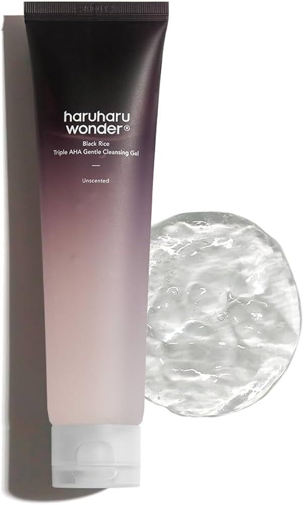 Black Rice Triple AHA Gentle Cleansing Gel 100ml - HaruHaru