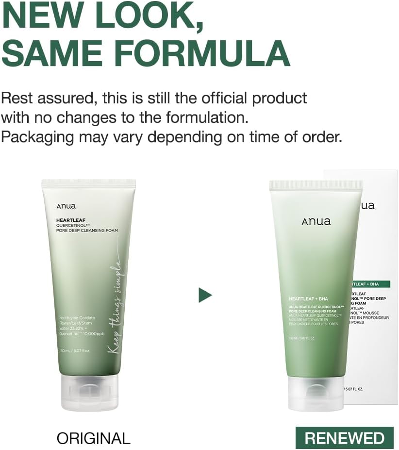 ANUA - Heartleaf Quercetinol Pore Deep Cleansing Foam (150ml)