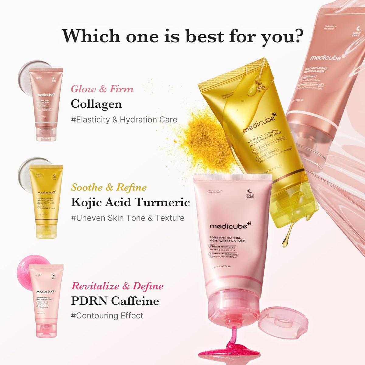 medicube - Collagen Overnight Wrapping Peel Off Facial Mask (75ml / 2.53 fl.oz)