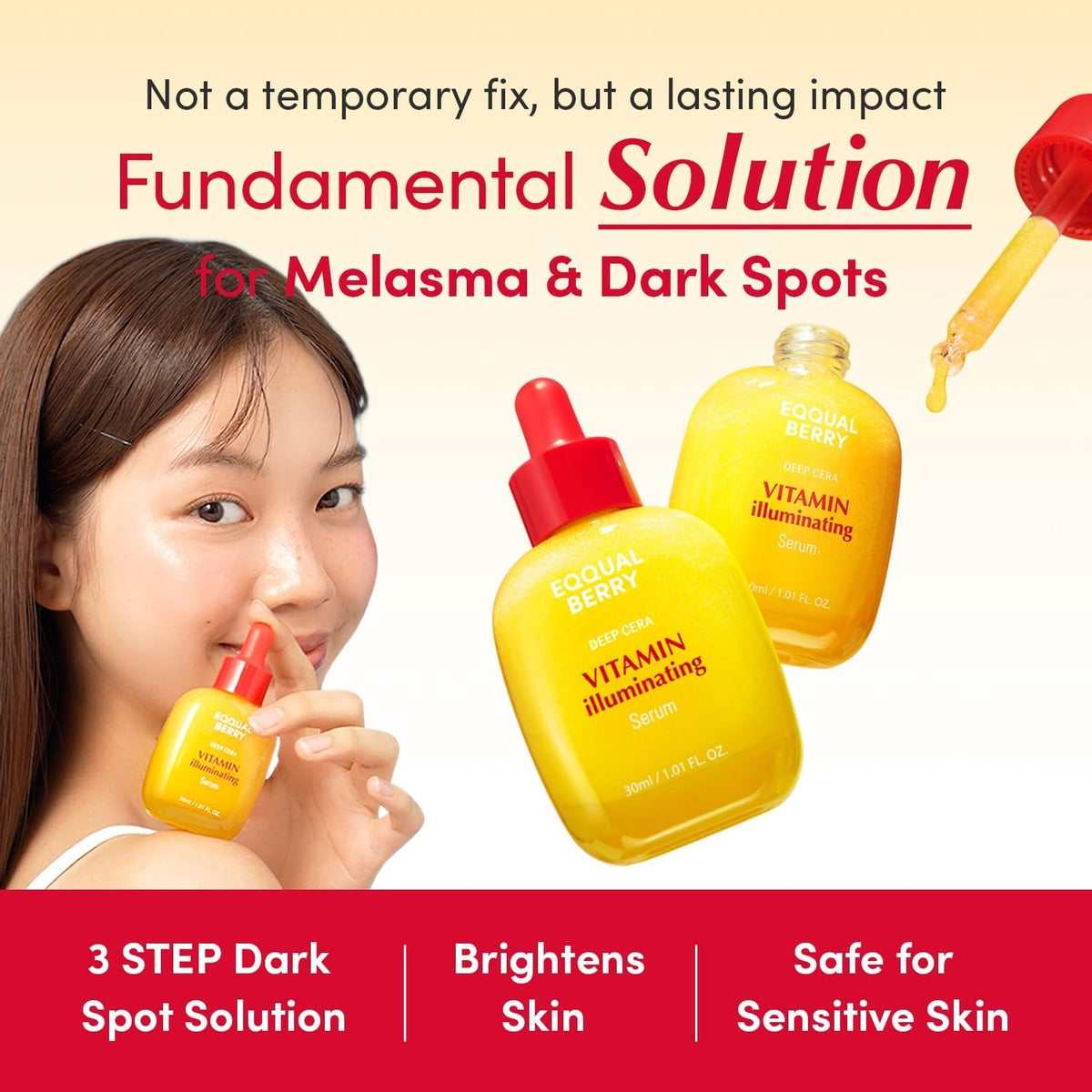 EQQUALBERRY - Vitamin Illuminating Serum (30ml) | Brightening & Barrier Repair