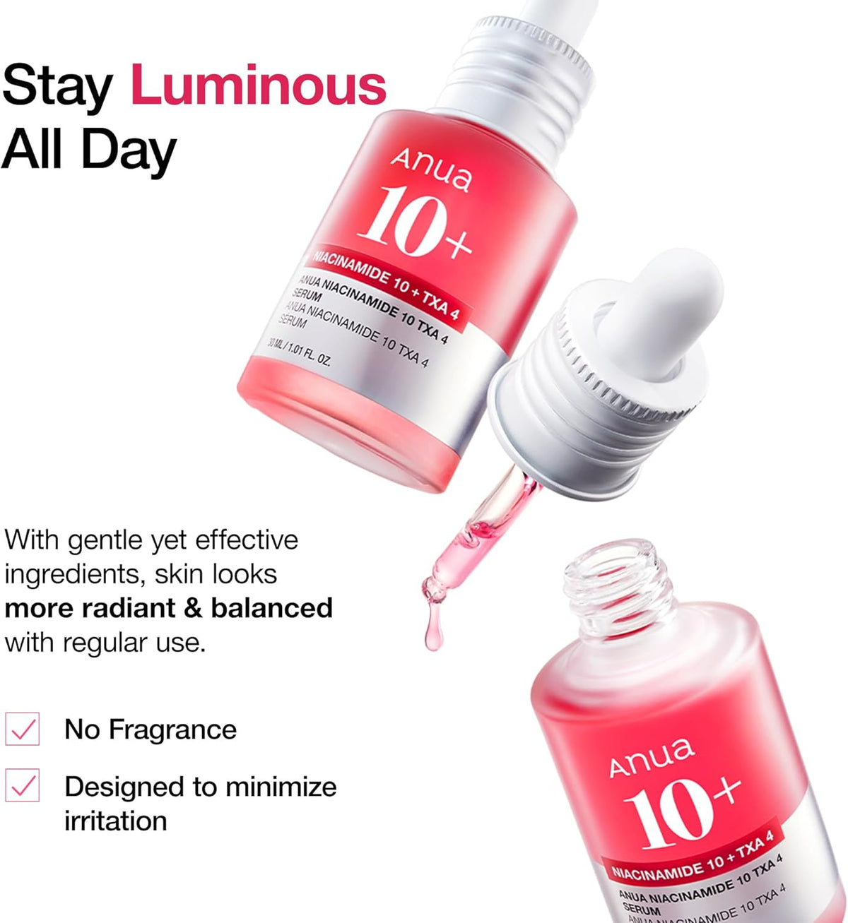 ANUA - Niacinamide 10% + TXA 4% Dark Spot Correcting Serum (30ml)