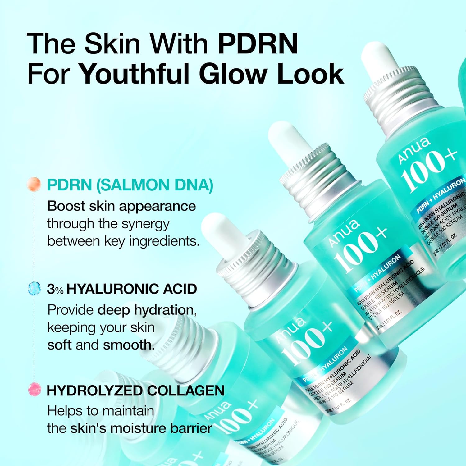 ANUA - PDRN Hyaluronic Acid Capsule 100 Serum (30ml)