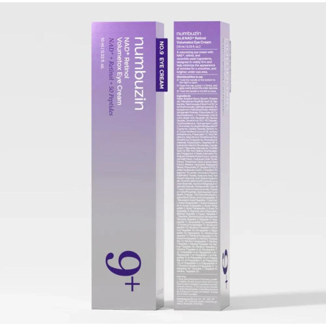 Numbuzin – No.9 NAD+ Retinol Volumetox Eye Cream