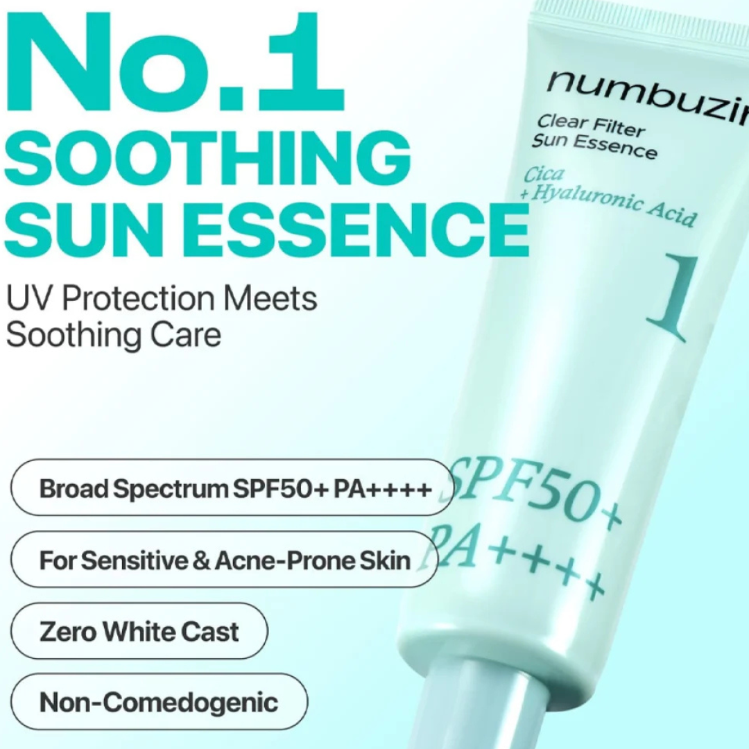 Clear Filter Sun Essence 50ML-Numbuzin