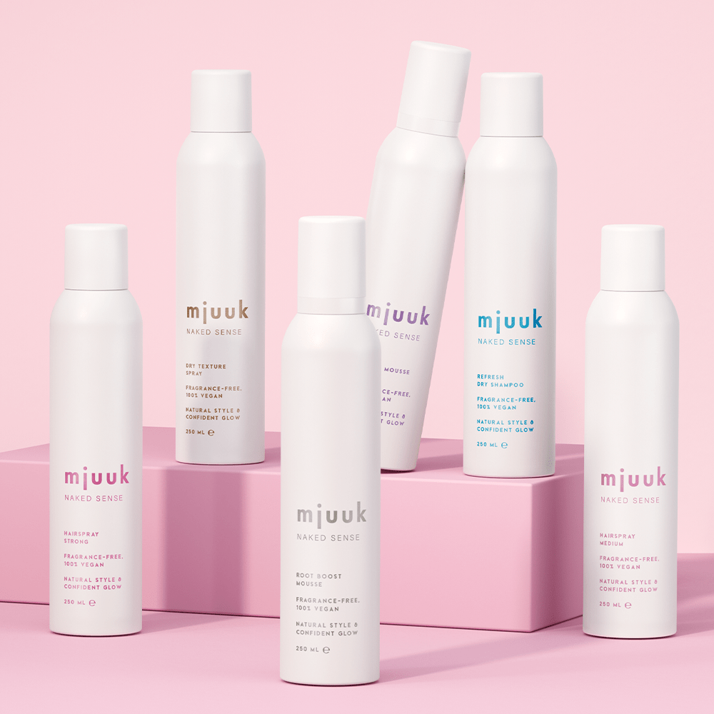 Mjuuk Naked Sense Fragrance Free Root Boost Mousse 250ml